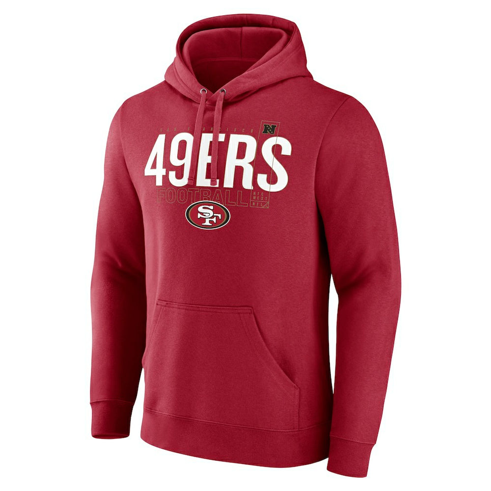San Francisco 49ers Pylon Outline Pullover Hoodie Scarlet