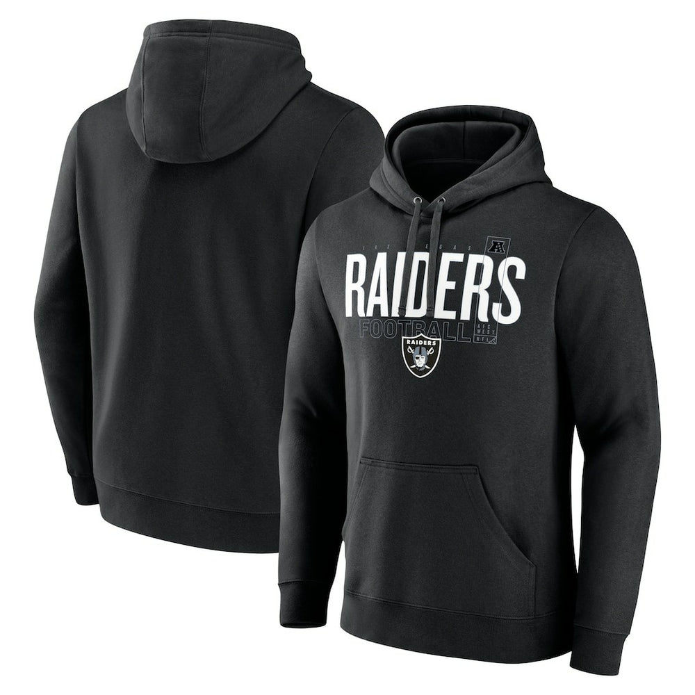Las Vegas Raiders Pylon Outline Pullover Hoodie Black