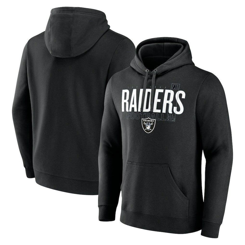 Las Vegas Raiders Pylon Outline Pullover Hoodie Black