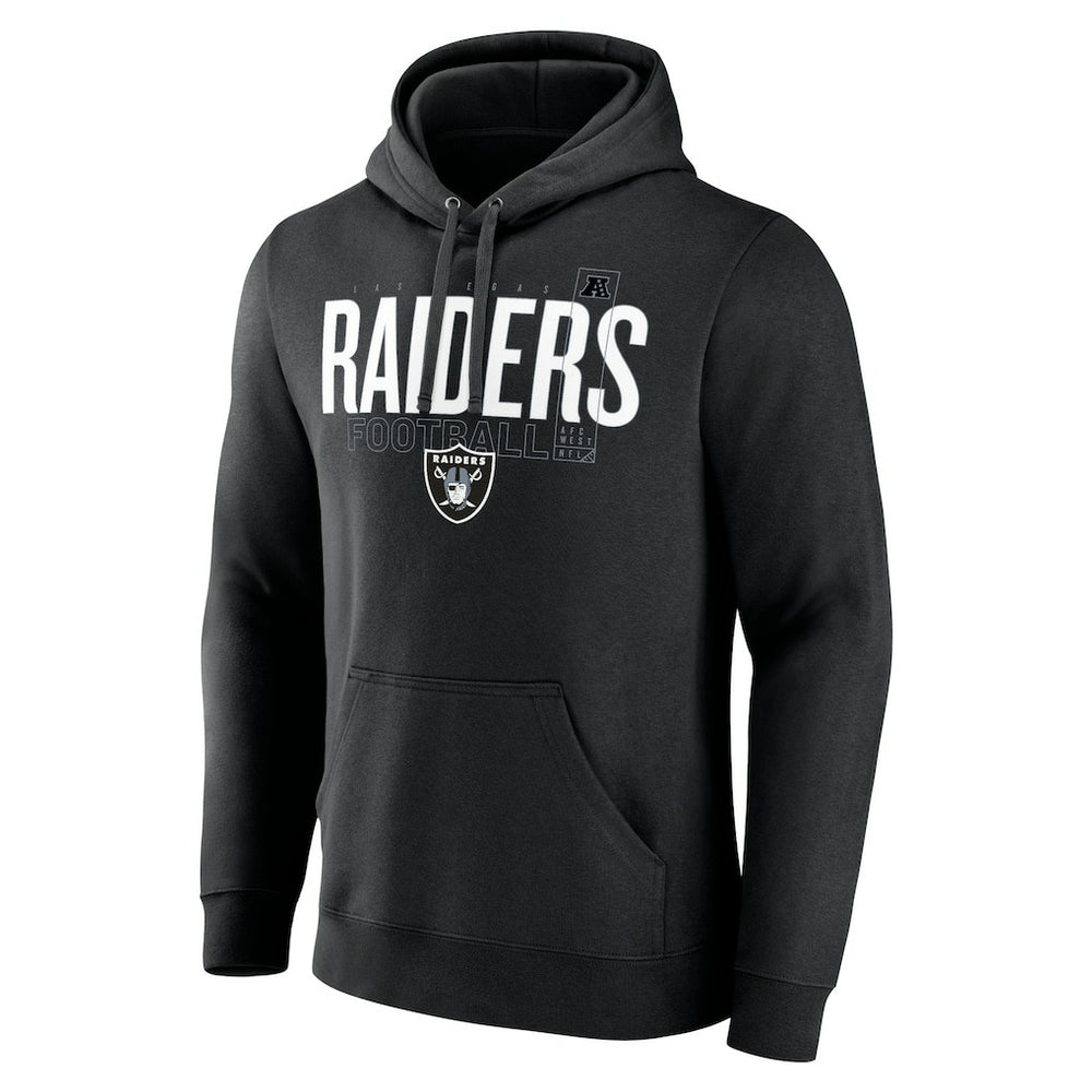 Las Vegas Raiders Pylon Outline Pullover Hoodie Black