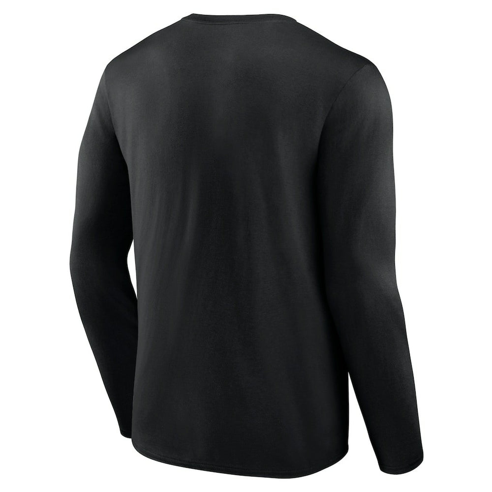 Las Vegas Raiders Stat Sheet Long Sleeve T-Shirt Black