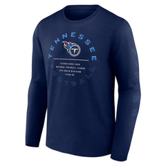 Tennessee Titans Stat Sheet Long Sleeve T-Shirt Navy