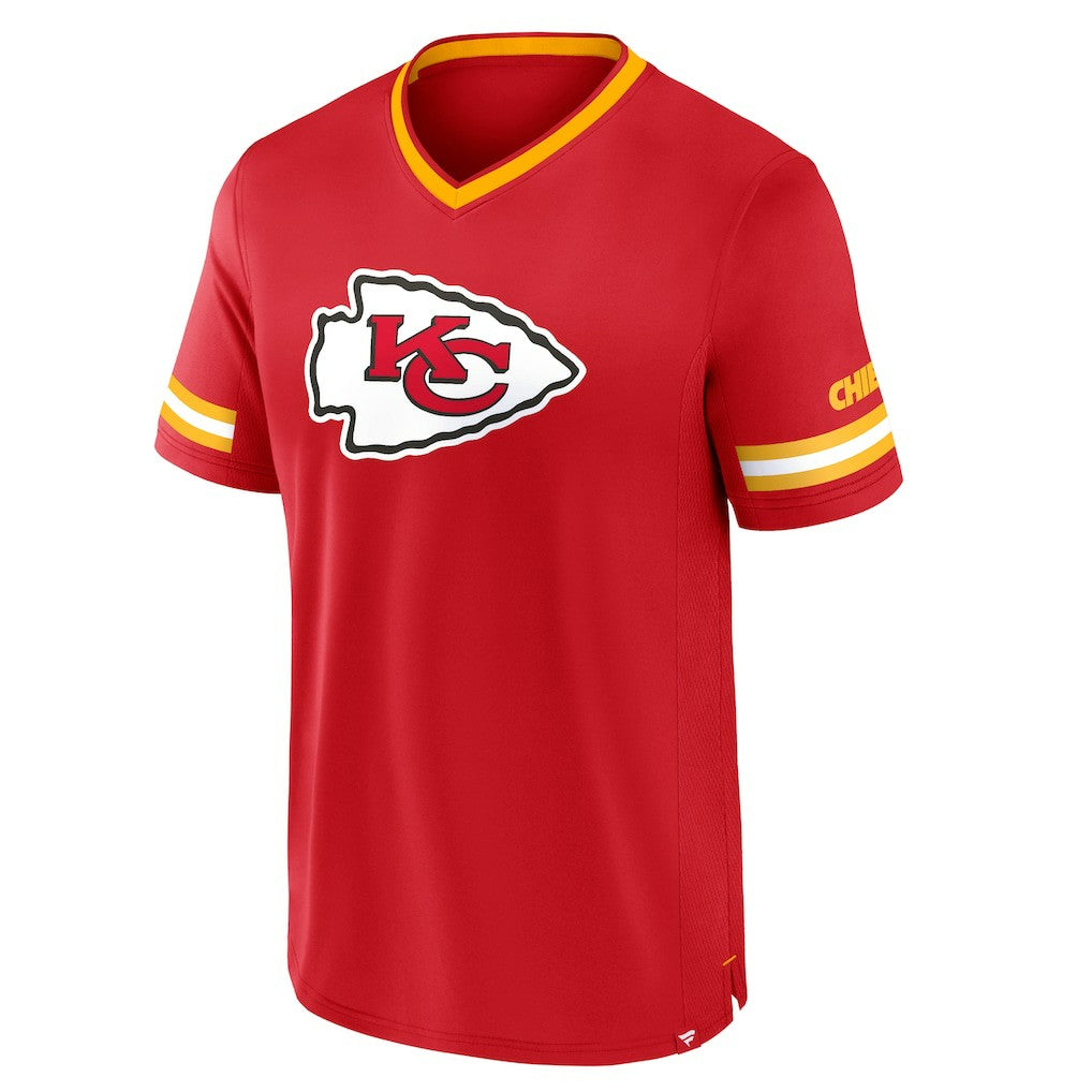 Kansas City Chiefs Stripe Stacking T-Shirt Red