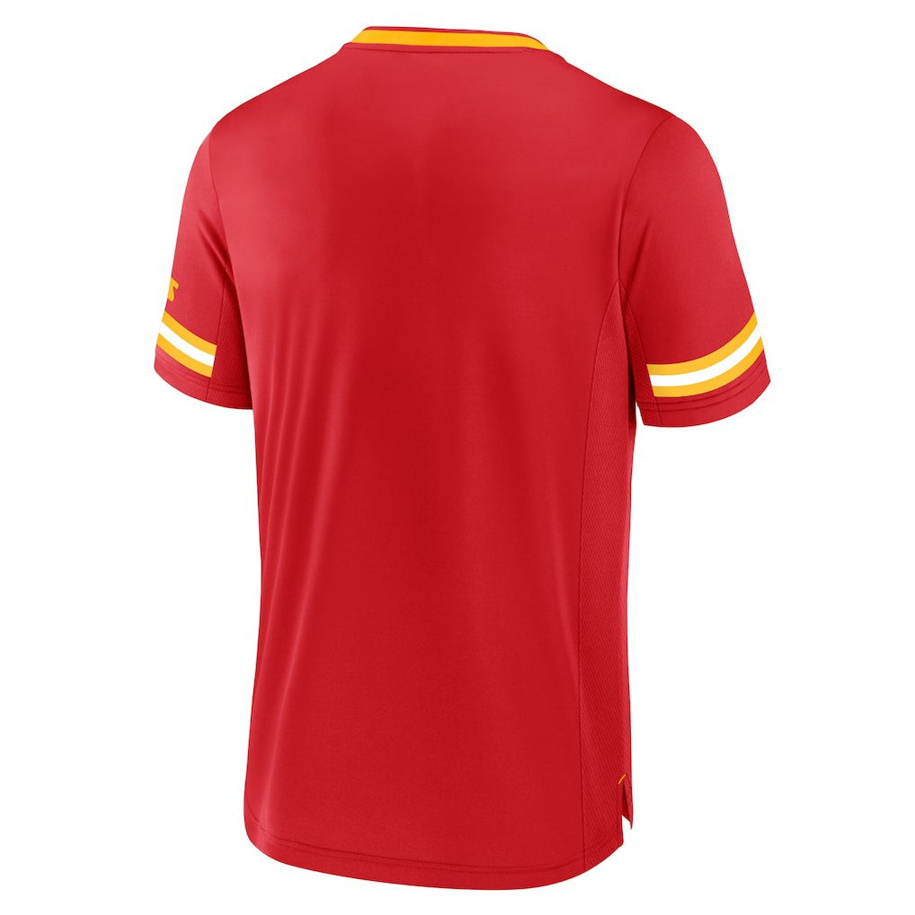 Kansas City Chiefs Stripe Stacking T-Shirt Red
