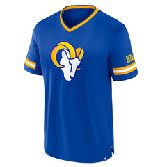 Los Angeles Rams Stripe Stacking T-Shirt Royal