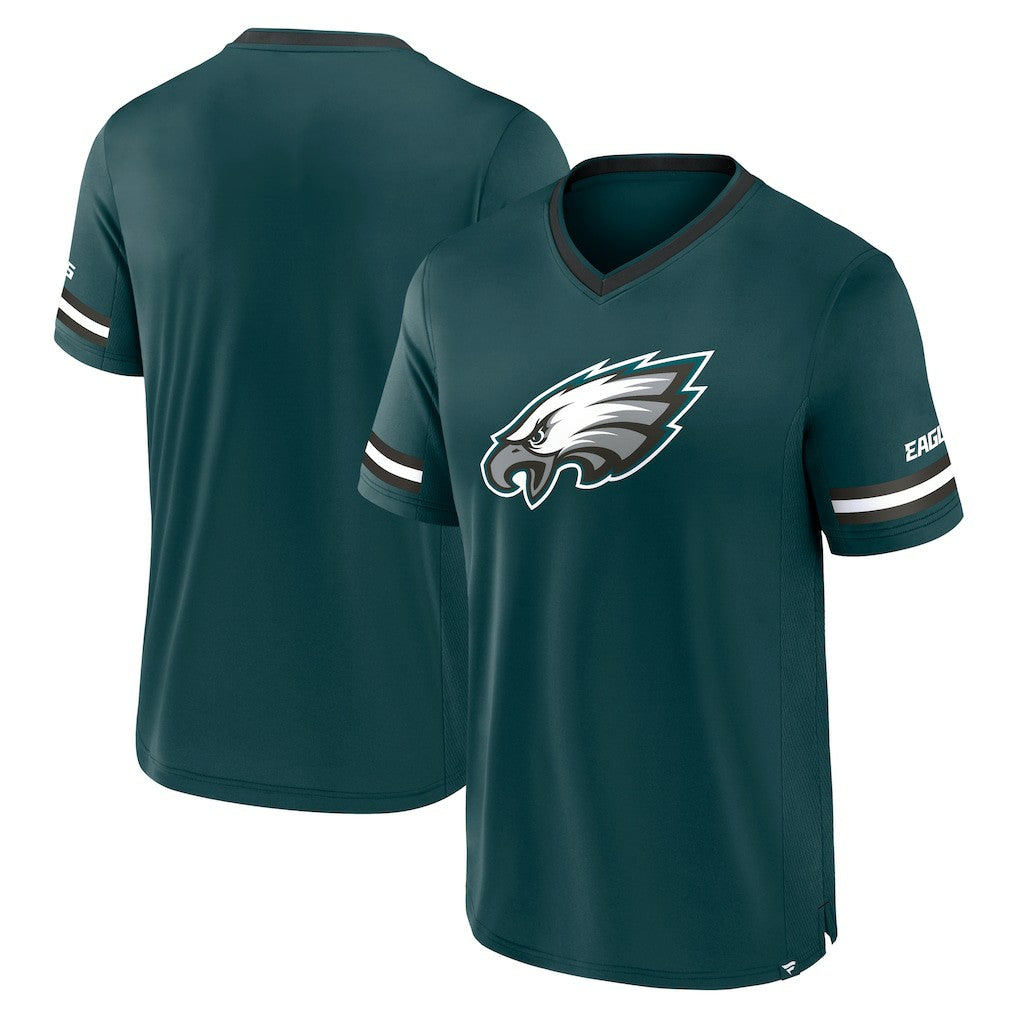 Philadelphia Eagles Stripe Stacking T-Shirt Midnight Green