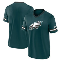 Philadelphia Eagles Stripe Stacking T-Shirt Midnight Green