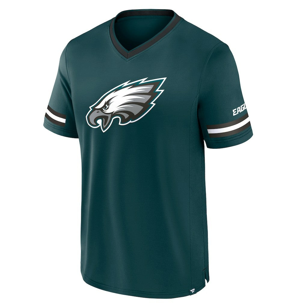 Philadelphia Eagles Stripe Stacking T-Shirt Midnight Green