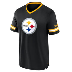 Pittsburgh Steelers Stripe Stacking T-Shirt Black
