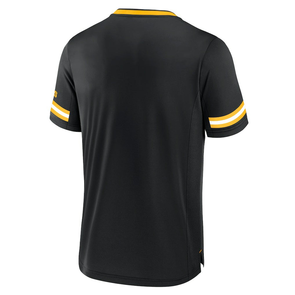 Pittsburgh Steelers Stripe Stacking T-Shirt Black