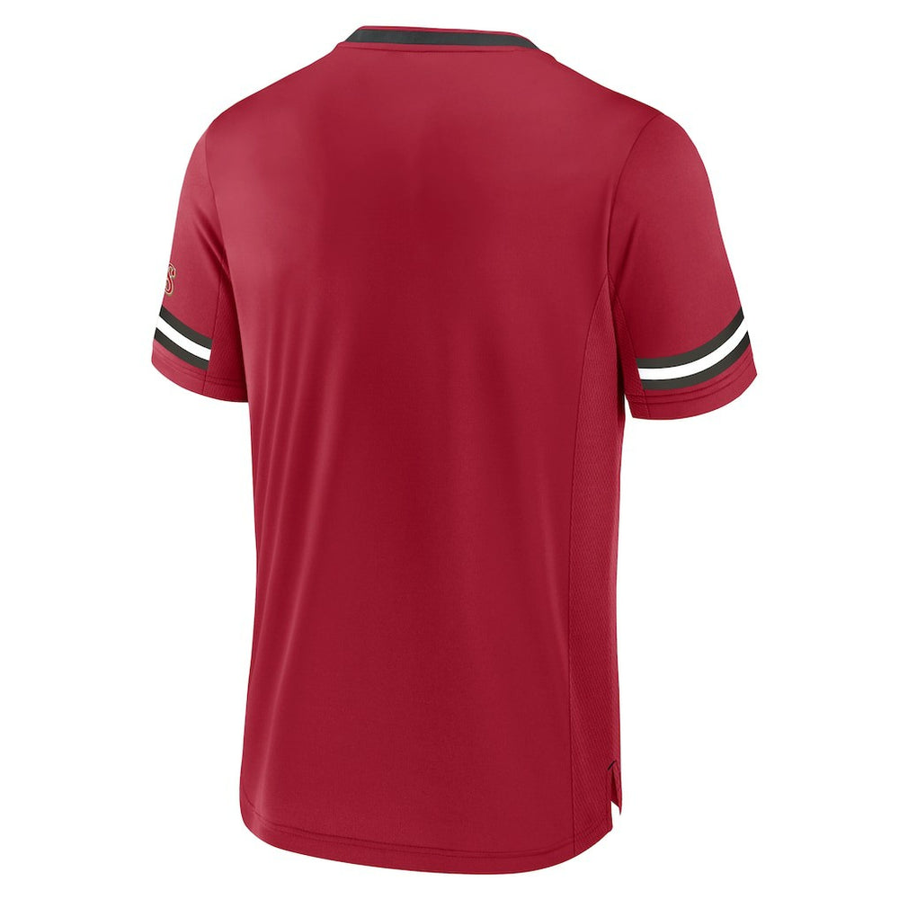 San Francisco 49ers Stripe Stacking T-Shirt Scarlet