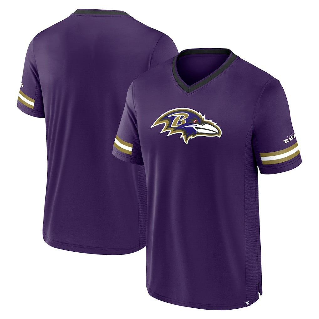 Baltimore Ravens Stripe Stacking T-Shirt Purple