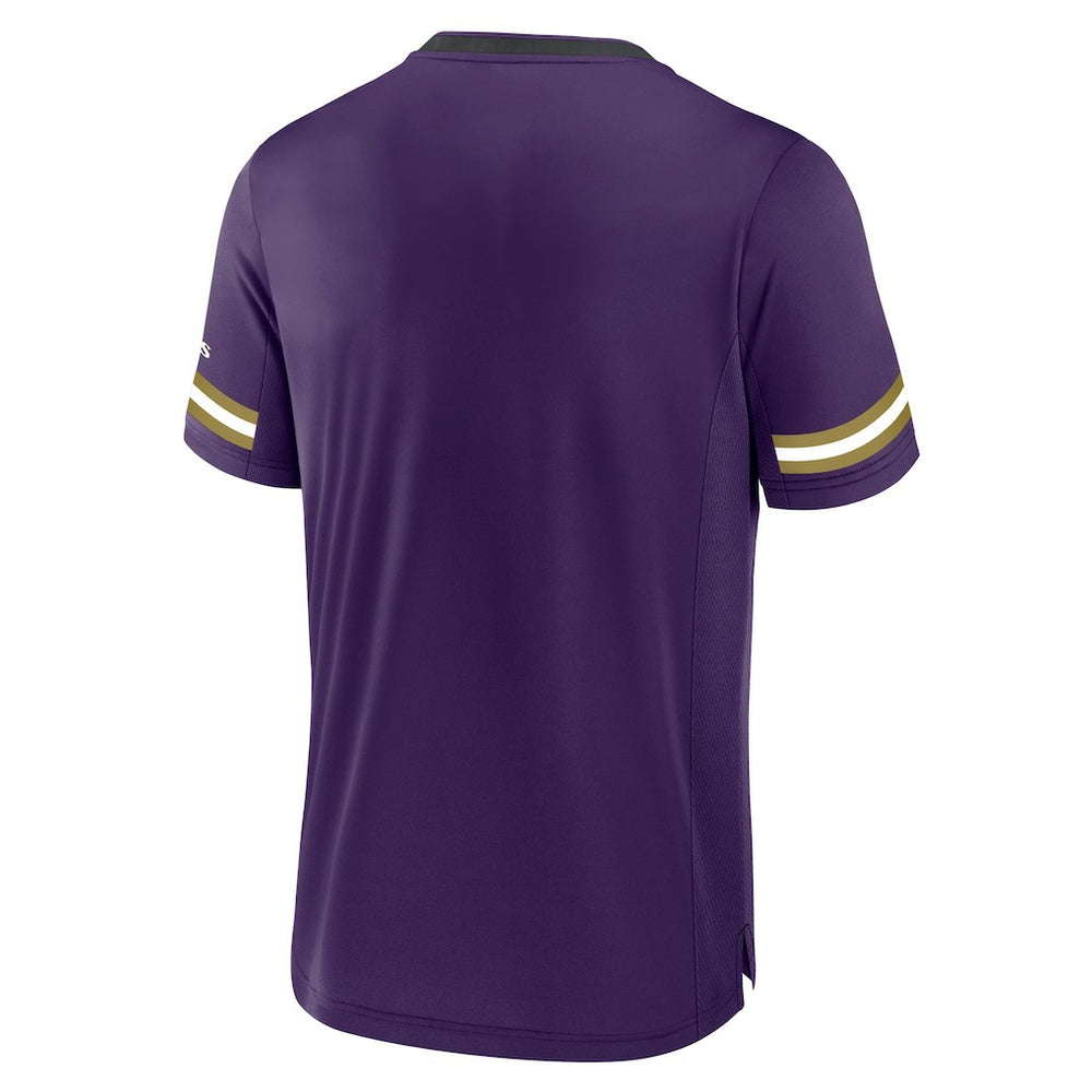 Baltimore Ravens Stripe Stacking T-Shirt Purple