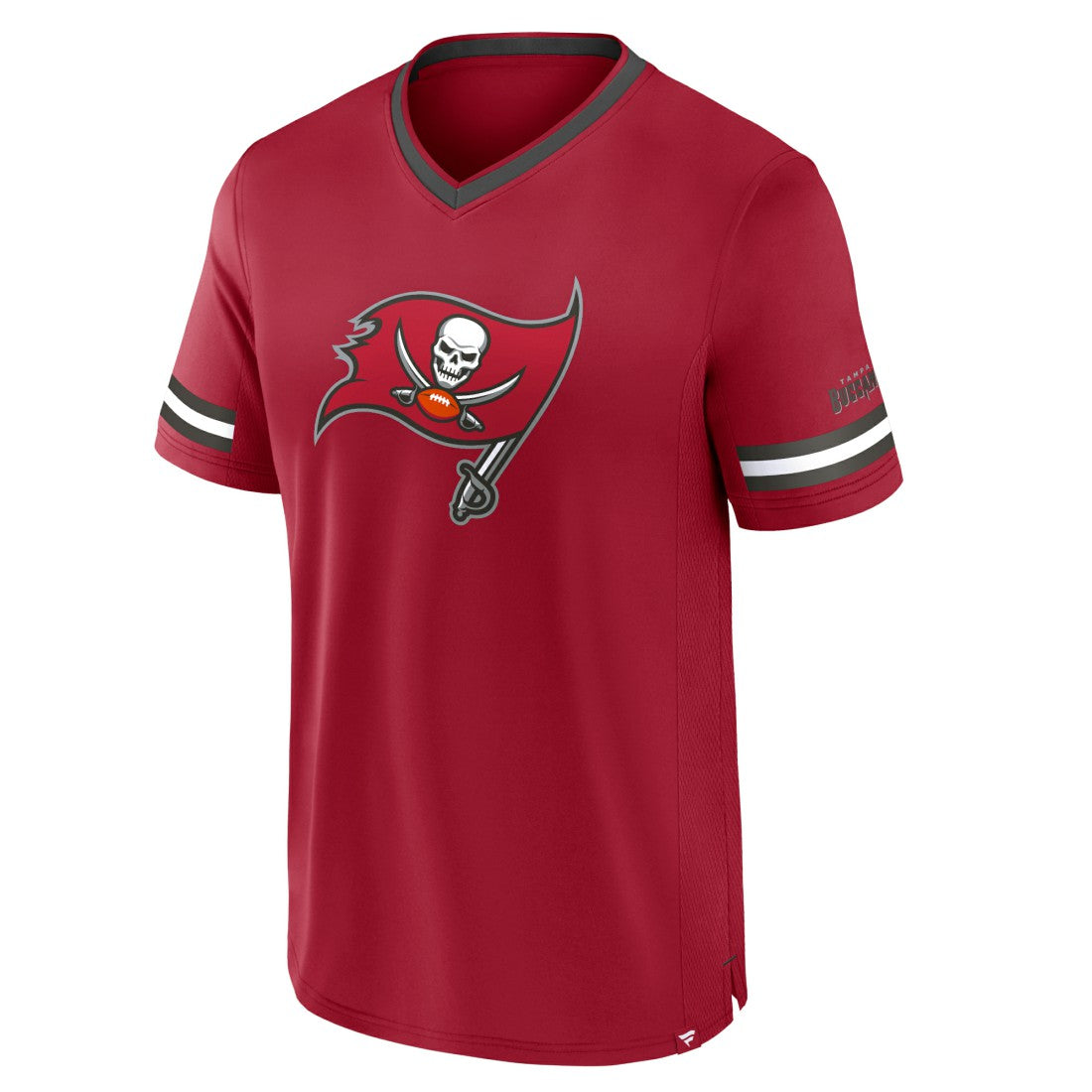 Tampa Bay Buccaneers Stripe Stacking T-Shirt Red