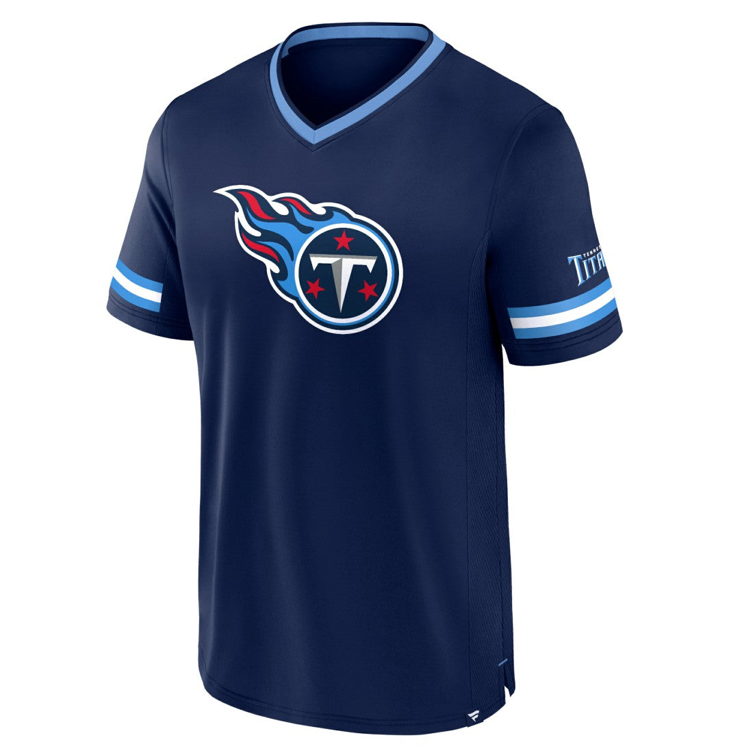 Tennessee Titans Stripe Stacking T-Shirt Navy