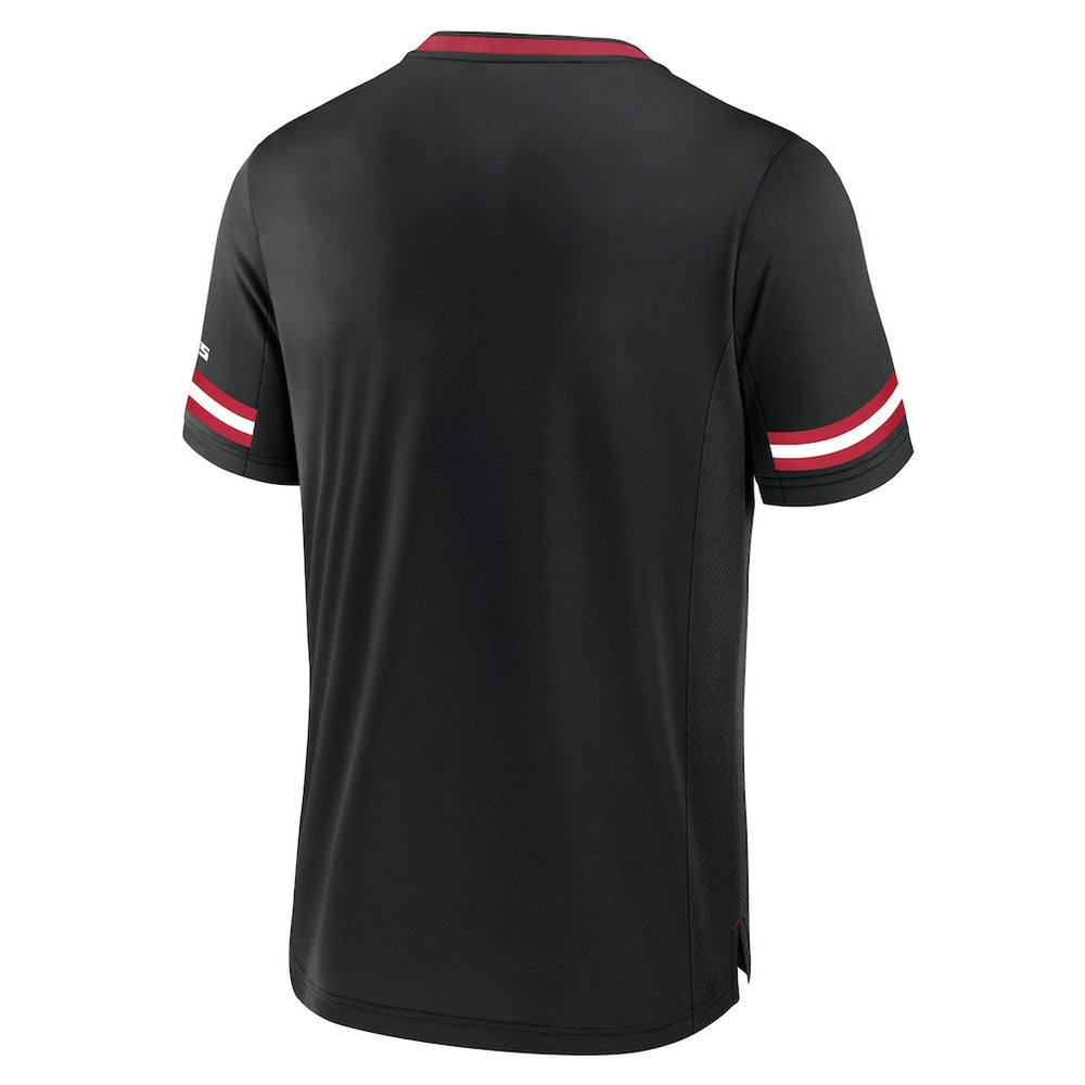 Atlanta Falcons Stripe Stacking T-Shirt Black
