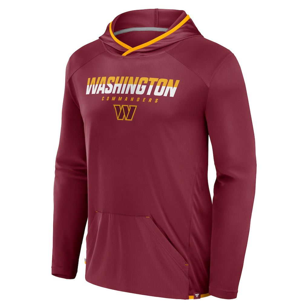 Washington Commanders Transitional Defender Hoodie Long Sleeve T-Shirt Burgundy