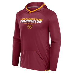 Washington Commanders Transitional Defender Hoodie Long Sleeve T-Shirt Burgundy