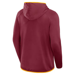 Washington Commanders Transitional Defender Hoodie Long Sleeve T-Shirt Burgundy