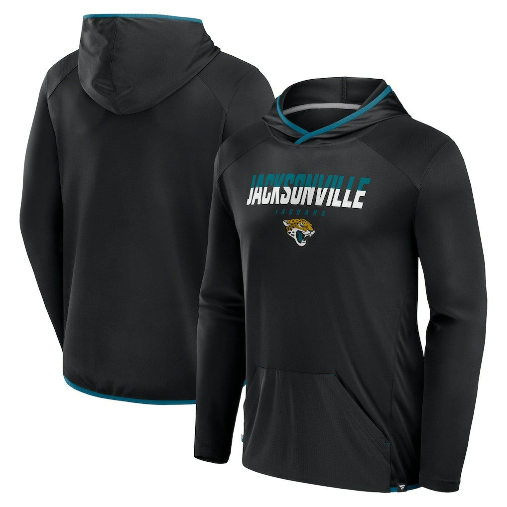Jacksonville Jaguars Transitional Defender Hoodie Long Sleeve T-Shirt Black