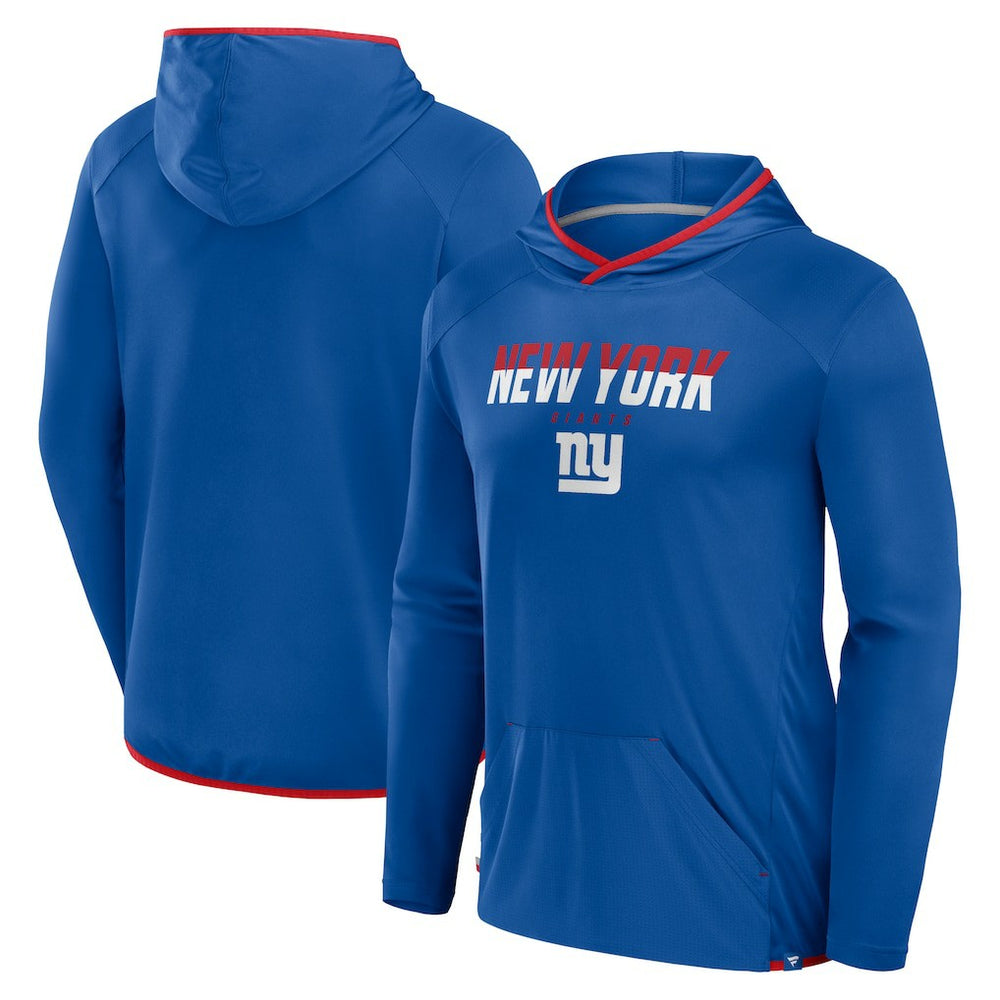 New York Giants Transitional Defender Hoodie Long Sleeve T-Shirt Royal