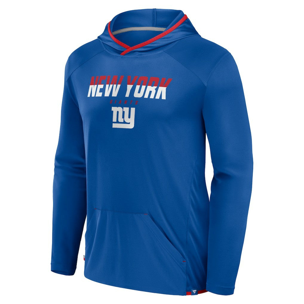 New York Giants Transitional Defender Hoodie Long Sleeve T-Shirt Royal