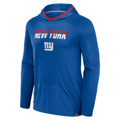 New York Giants Transitional Defender Hoodie Long Sleeve T-Shirt Royal
