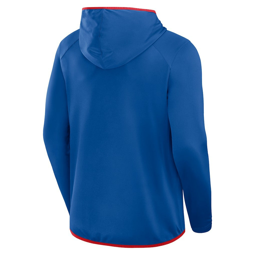 New York Giants Transitional Defender Hoodie Long Sleeve T-Shirt Royal