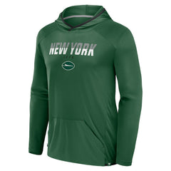 New York Jets Transitional Defender Hoodie Long Sleeve T-Shirt Green