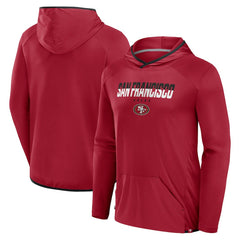 San Francisco 49ers Transitional Defender Hoodie Long Sleeve T-Shirt Scarlet
