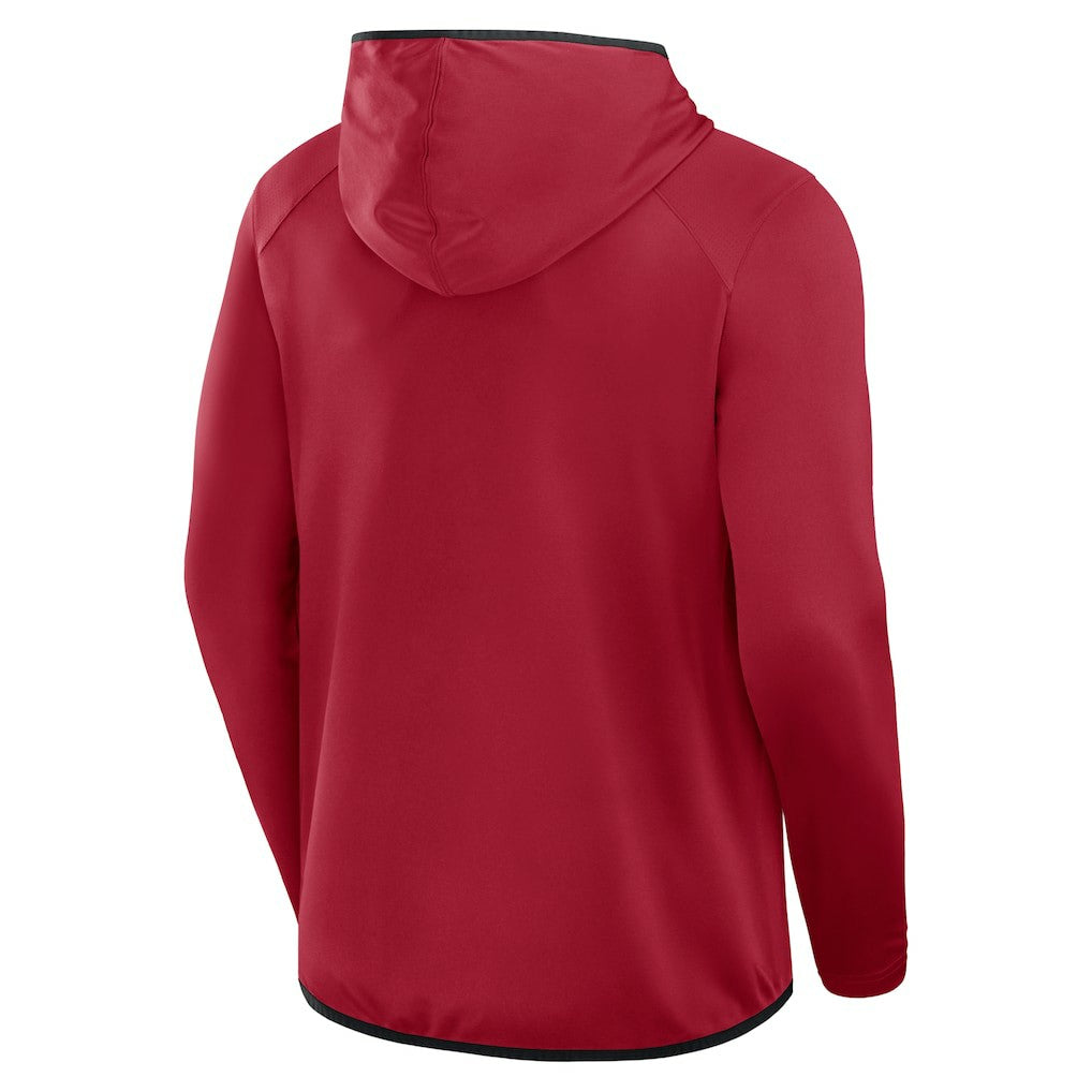 San Francisco 49ers Transitional Defender Hoodie Long Sleeve T-Shirt Scarlet