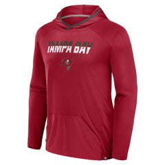 Tampa Bay Buccaneers Transitional Defender Hoodie Long Sleeve T-Shirt Red
