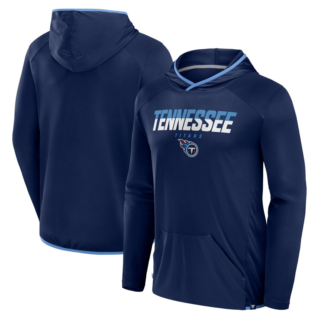 Tennessee Titans Transitional Defender Hoodie Long Sleeve T-Shirt Navy