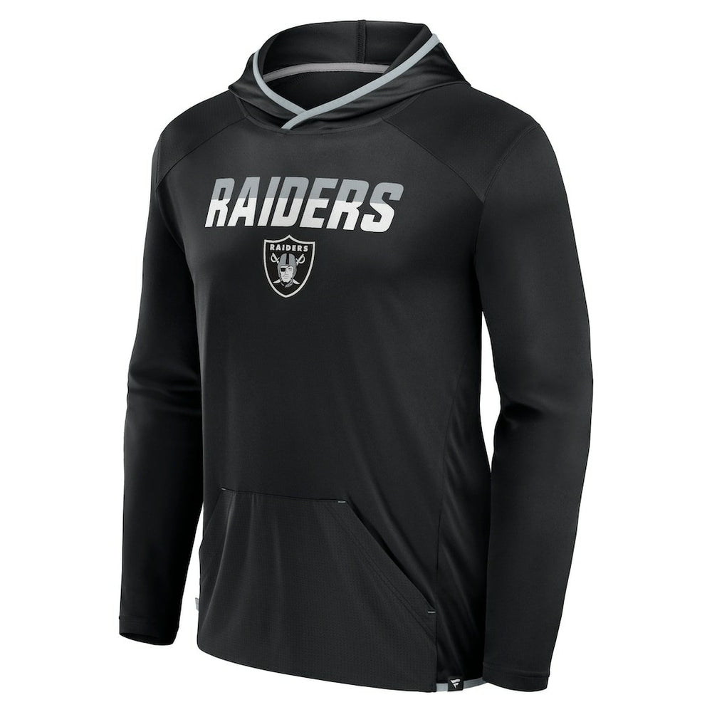 Las Vegas Raiders Transitional Defender Hoodie Long Sleeve T-Shirt Black