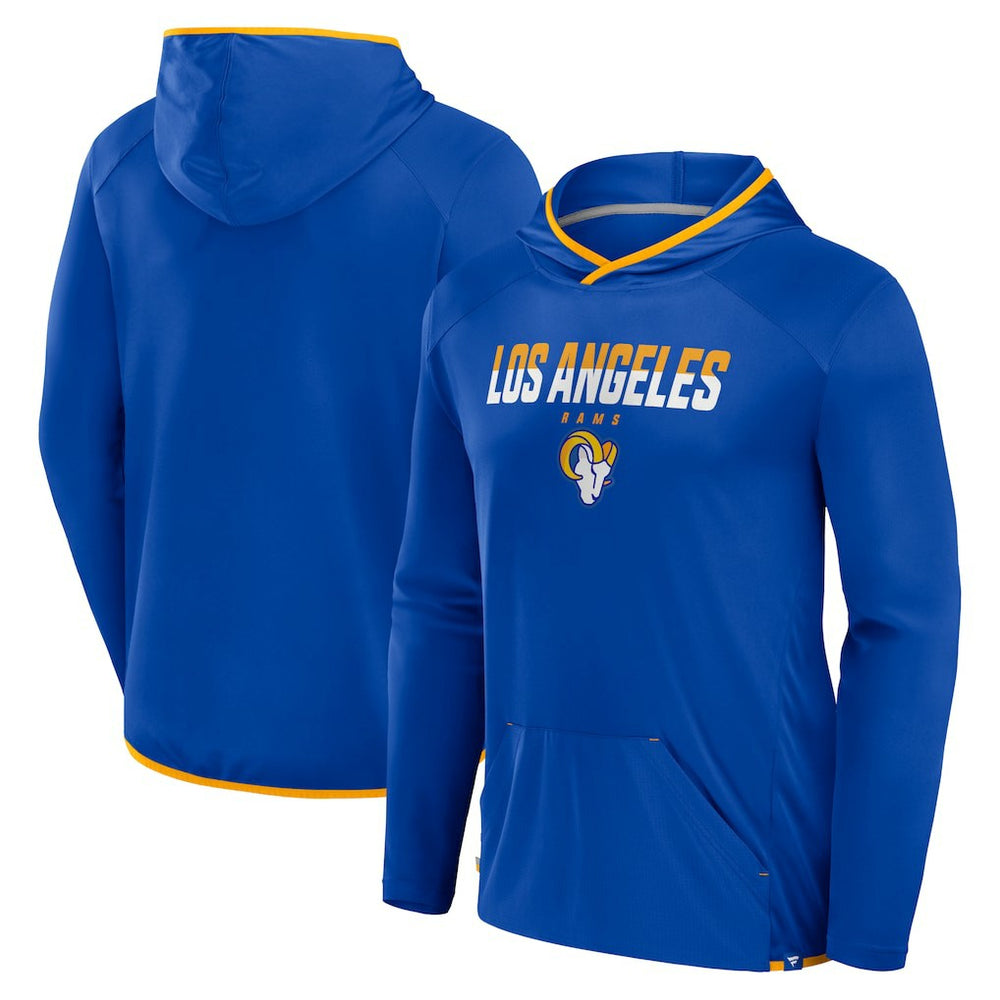 Los Angeles Rams Transitional Defender Hoodie Long Sleeve T-Shirt Royal