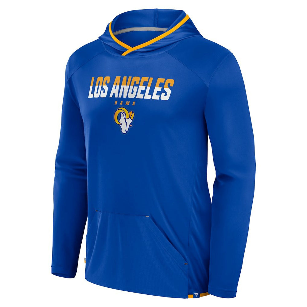 Los Angeles Rams Transitional Defender Hoodie Long Sleeve T-Shirt Royal