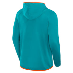 Miami Dolphins Transitional Defender Hoodie Long Sleeve T-Shirt Aqua