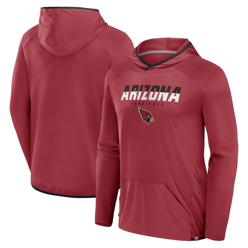 Arizona Cardinals Transitional Defender Hoodie Long Sleeve T-Shirt Cardinal