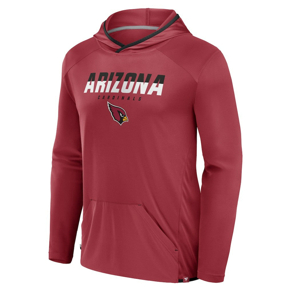 Arizona Cardinals Transitional Defender Hoodie Long Sleeve T-Shirt Cardinal