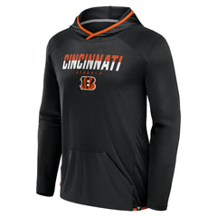 Cincinnati Bengals Transitional Defender Hoodie Long Sleeve T-Shirt Black