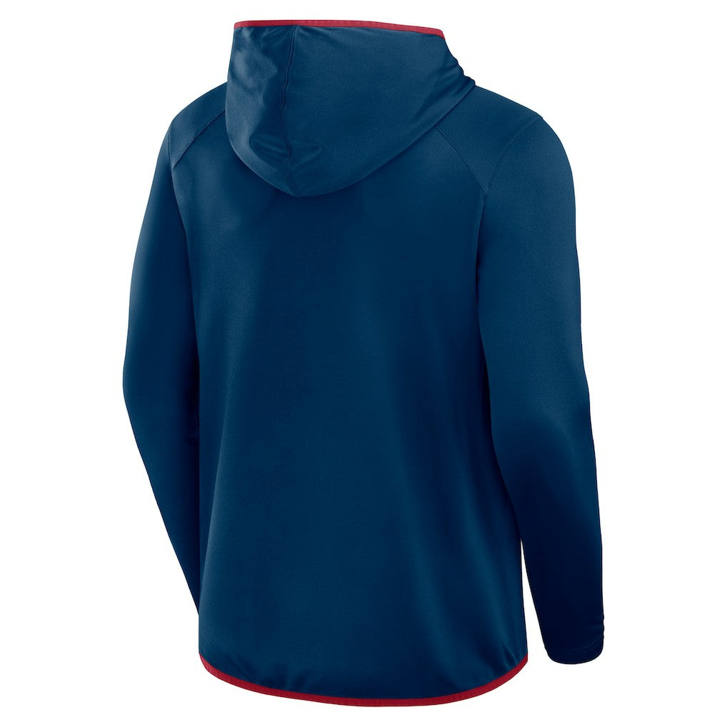 Houston Texans Transitional Defender Hoodie Long Sleeve T-Shirt Navy
