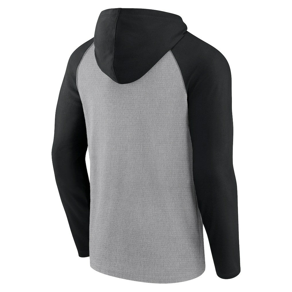 Jacksonville Jaguars Under Center Long Sleeve Hoodie T-Shirt Gray/Black