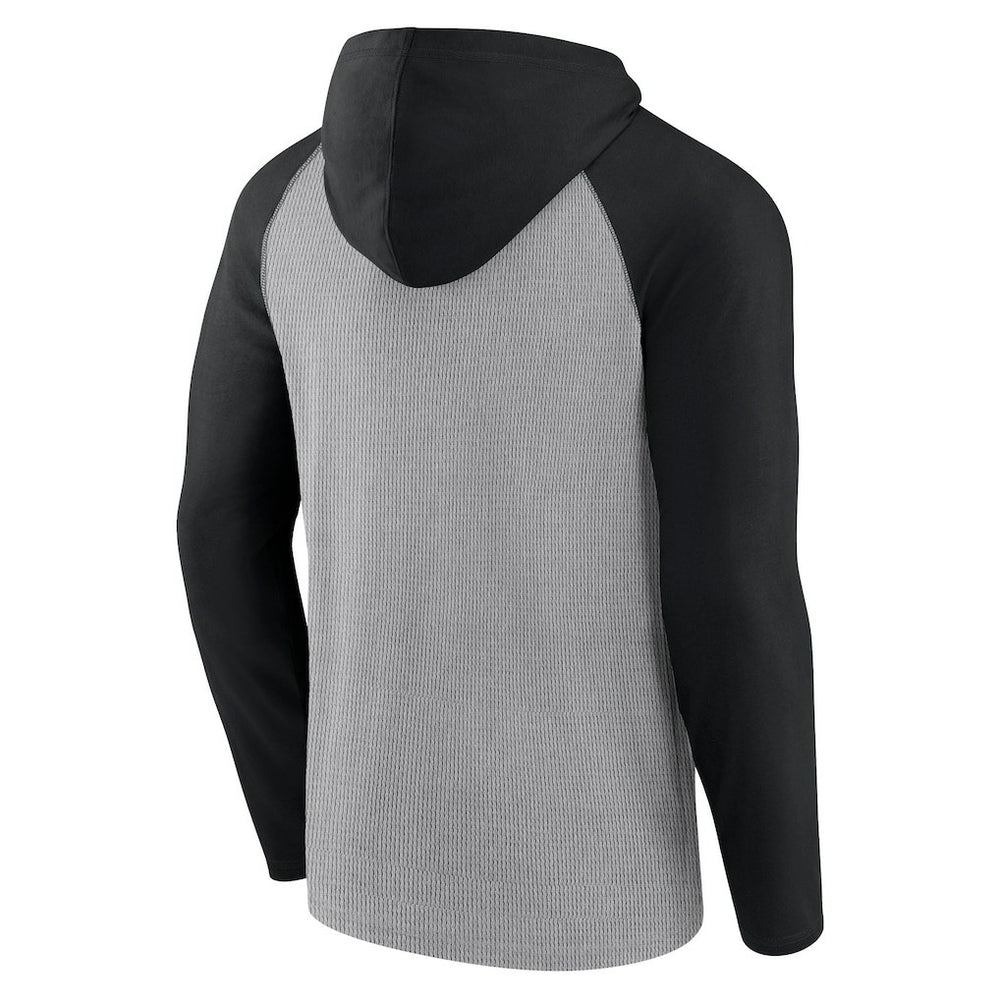 Jacksonville Jaguars Under Center Long Sleeve Hoodie T-Shirt Gray/Black