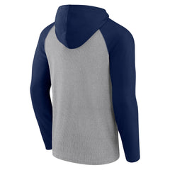 Tennessee Titans Under Center Long Sleeve Hoodie T-Shirt Gray/Navy