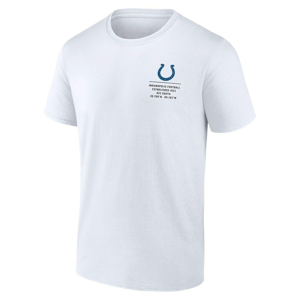 Indianapolis Colts Repeat Stats T-Shirt White