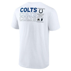 Indianapolis Colts Repeat Stats T-Shirt White