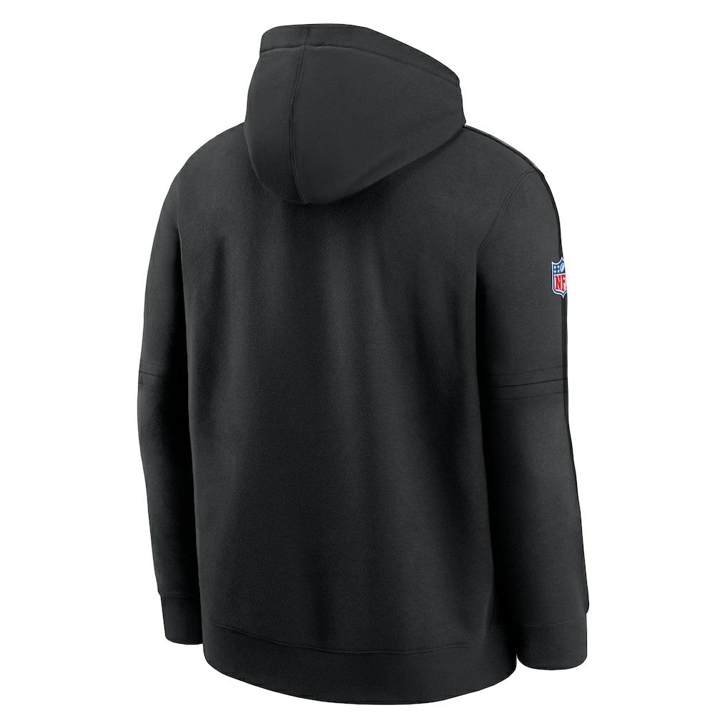 Las Vegas Raiders 2024 NFL Crucial Catch Club Pullover Hoodie Black