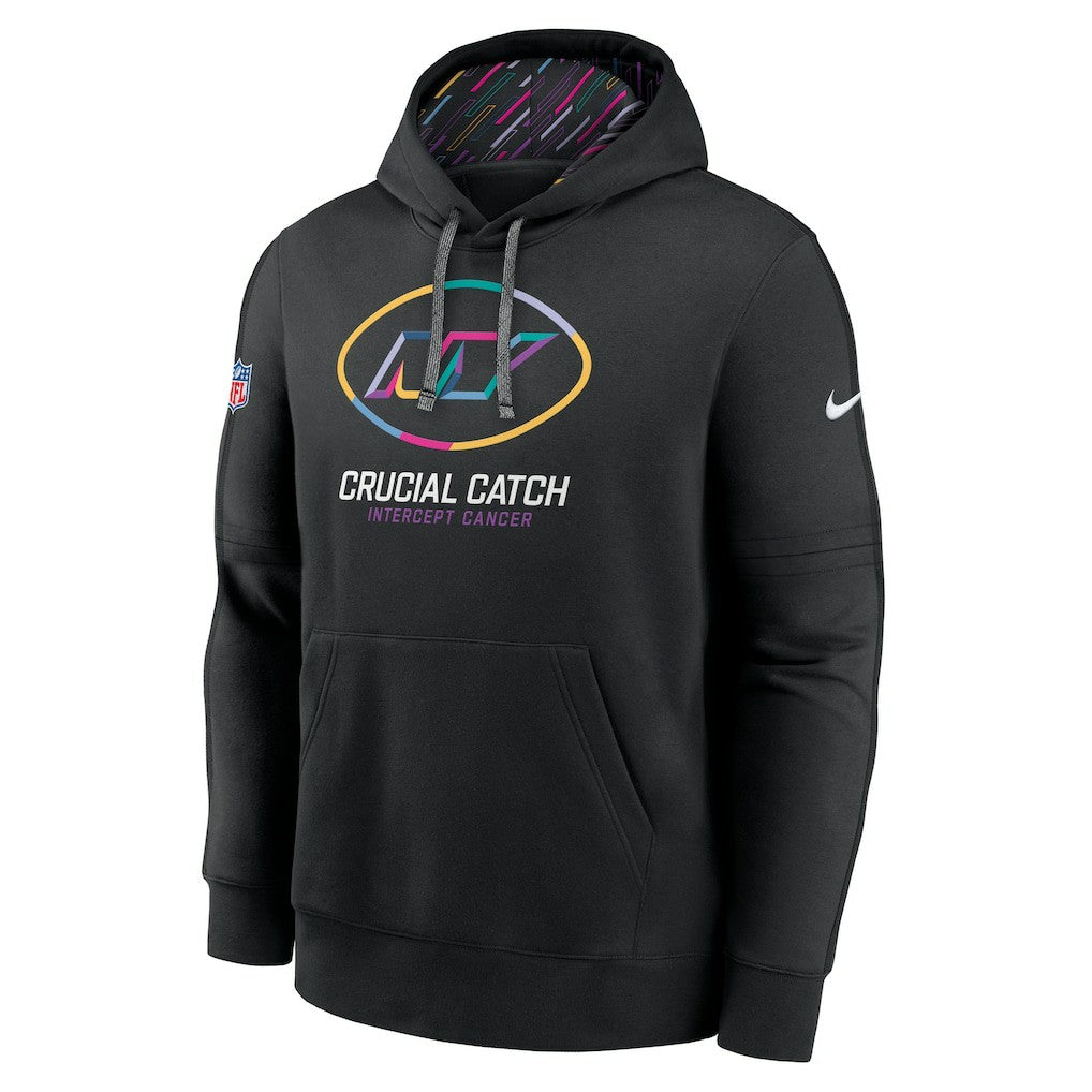 New York Jets 2024 NFL Crucial Catch Club Pullover Hoodie Black