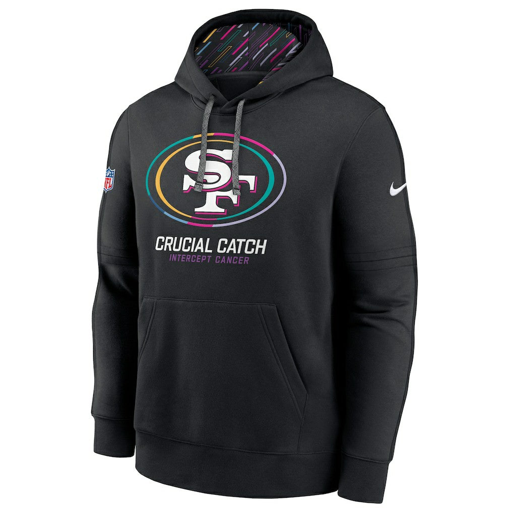 San Francisco 49ers 2024 NFL Crucial Catch Big & Tall Club Pullover Hoodie Black