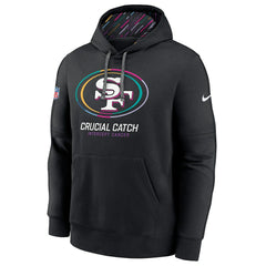 San Francisco 49ers 2024 NFL Crucial Catch Big & Tall Club Pullover Hoodie Black